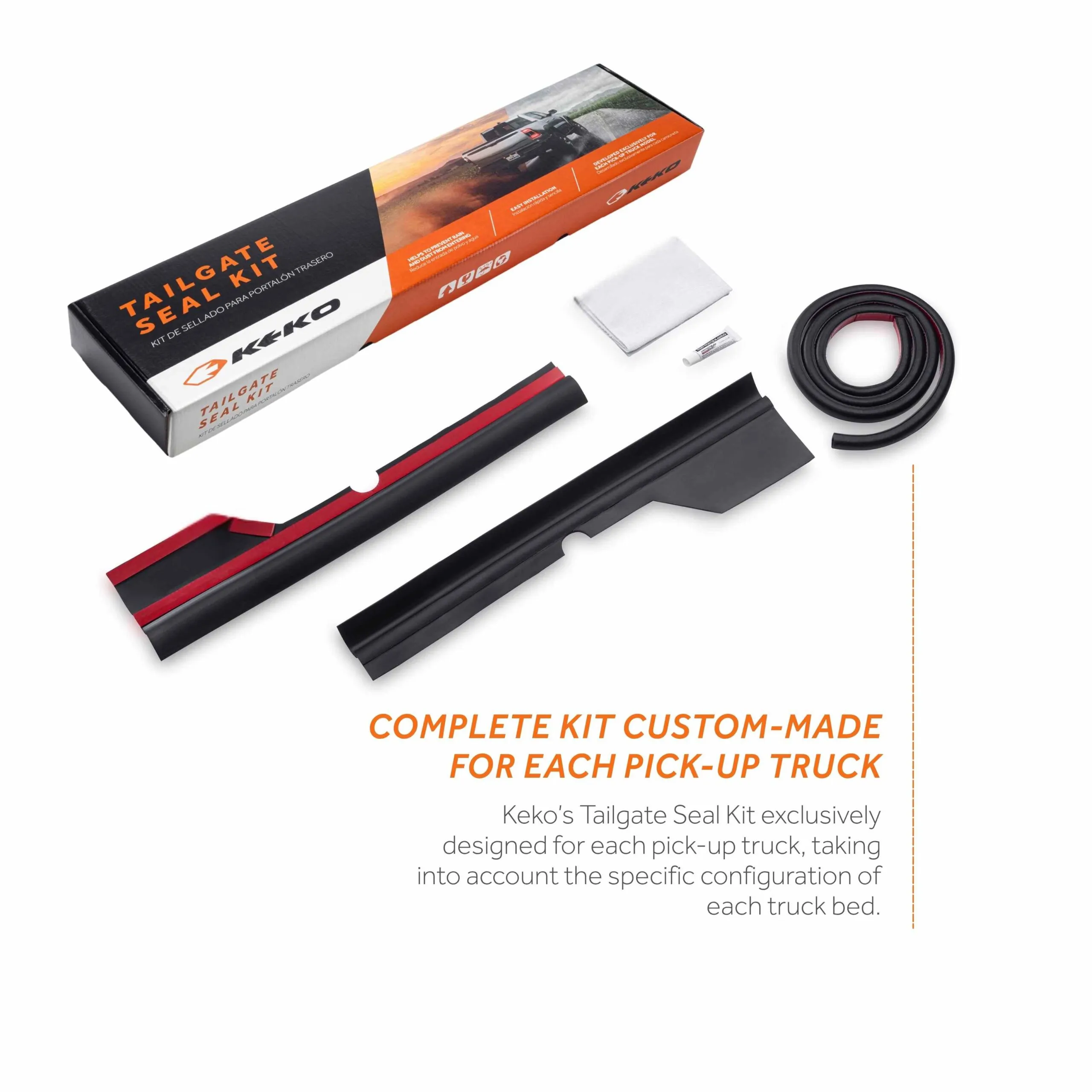 2016-2023 Toyota Tacoma Tailgate Seal Kit - Image 2