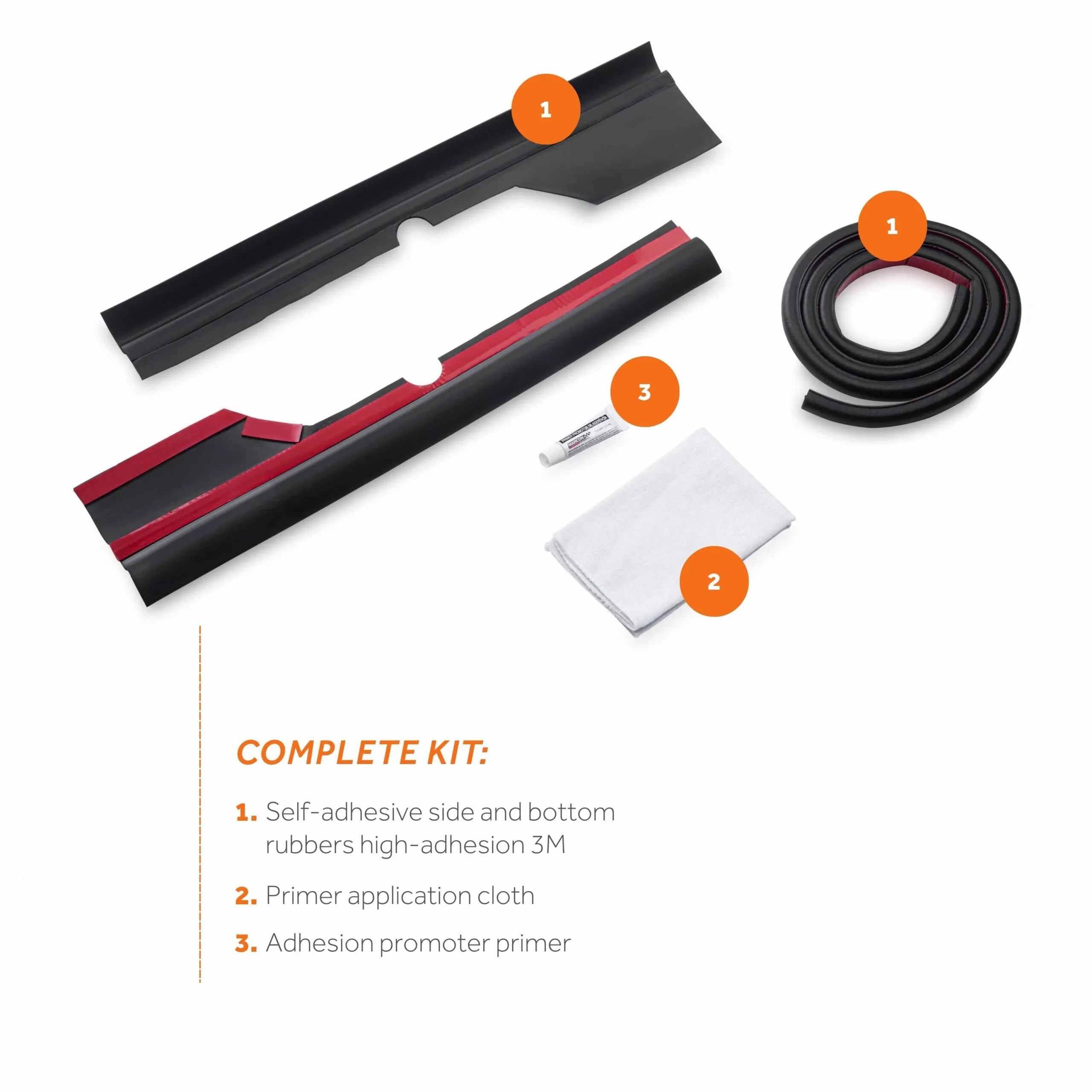 2016-2023 Toyota Tacoma Tailgate Seal Kit - Image 3