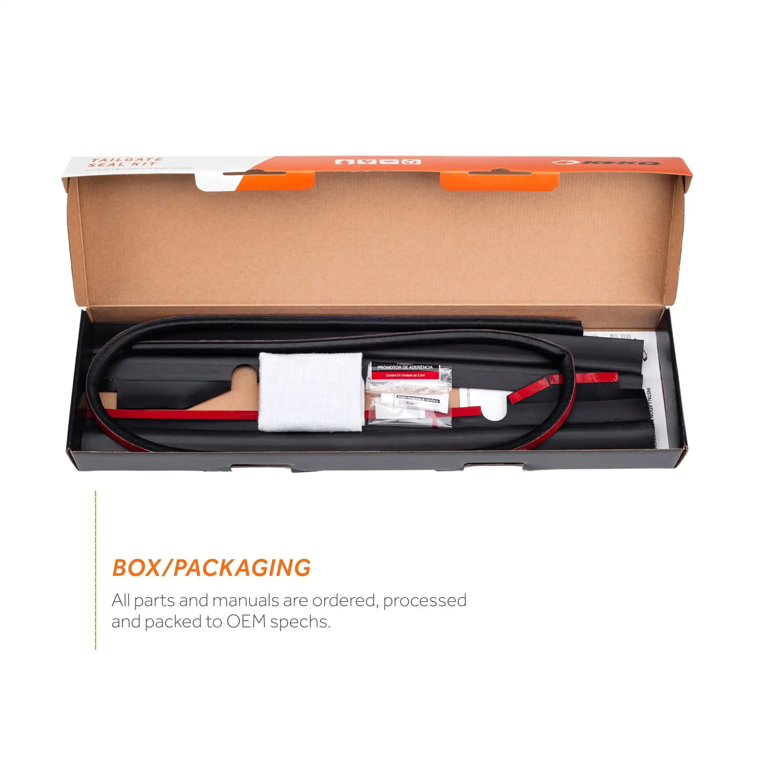 2014-2021 Toyota Tundra Tailgate Seal Kit - Image 2
