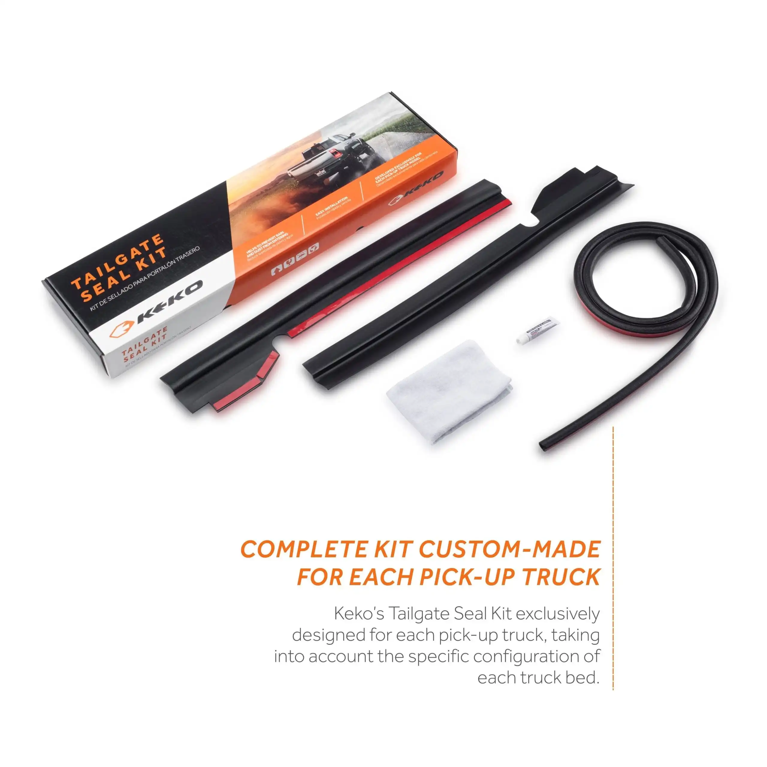 2014-2021 Toyota Tundra Tailgate Seal Kit - Image 3