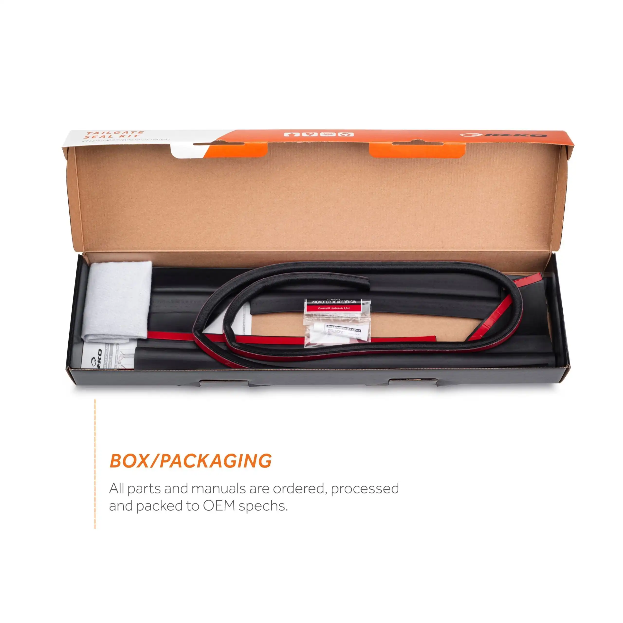 2024-2026 Toyota Tacoma Tailgate Seal Kit - Image 2