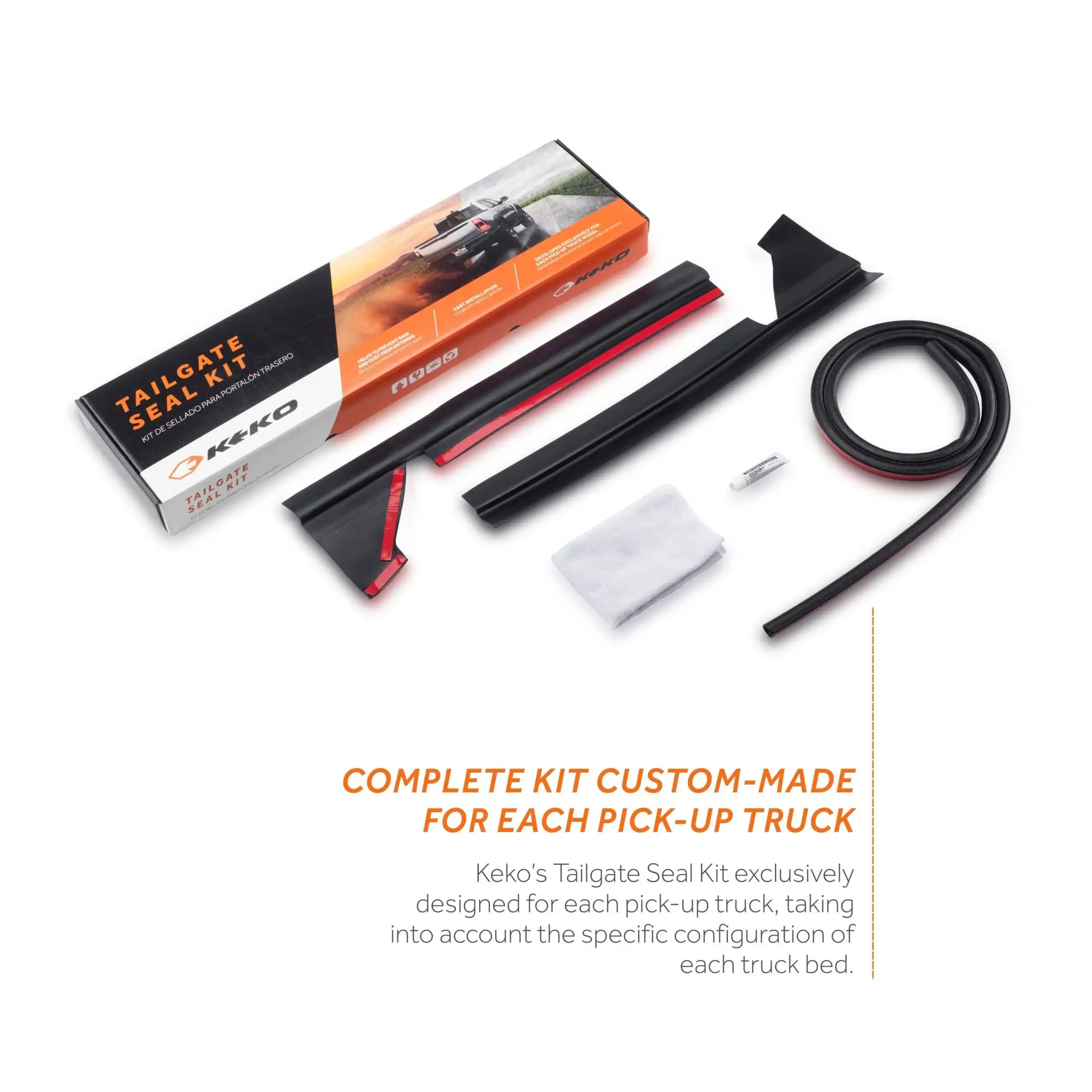 2024-2026 Toyota Tacoma Tailgate Seal Kit - Image 3