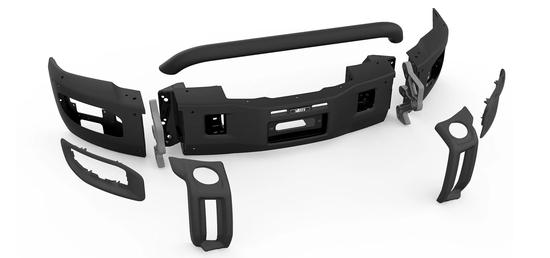 AEV Ram HD Premium Front Bumper 37" Corners 2019+ - Image 3