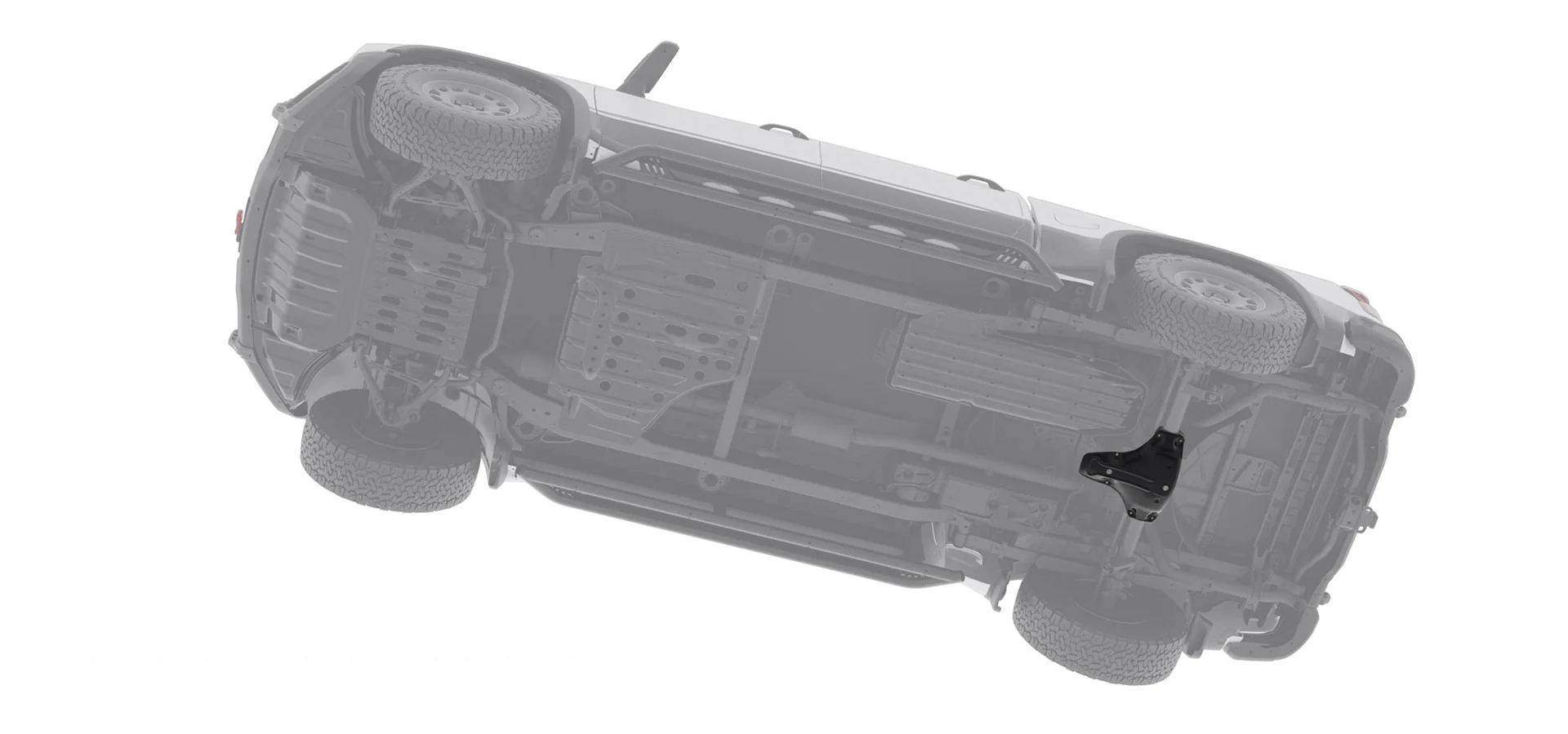 AEV Rear Differential Skid Plate For 2019+ Chevrolet Silverado/GMC Sierra 1500 - Image 2