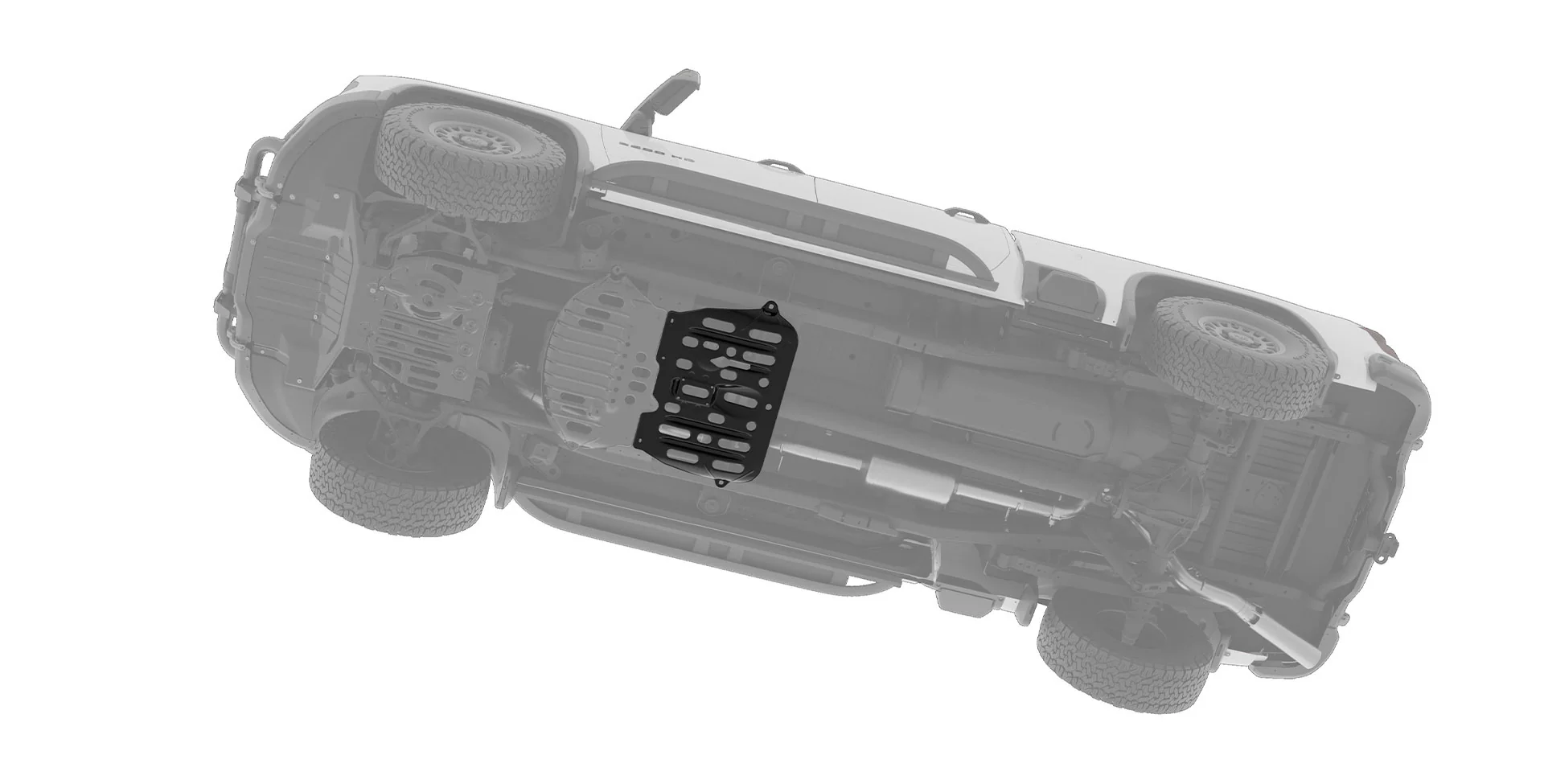 AEV Transfer Case Skid Plate For 2020+ Chevrolet Silverado/GMC Sierra HD - Image 2
