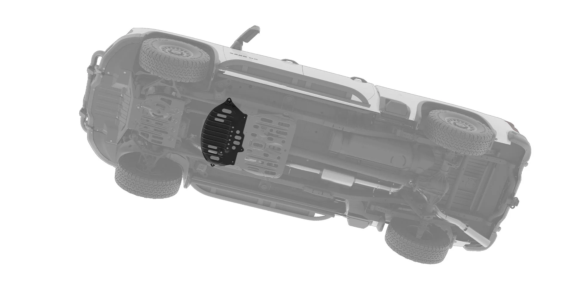 AEV Transmission/Exhaust Skid Plate For 2020+ Chevrolet Silverado/GMC Sierra HD - Image 2