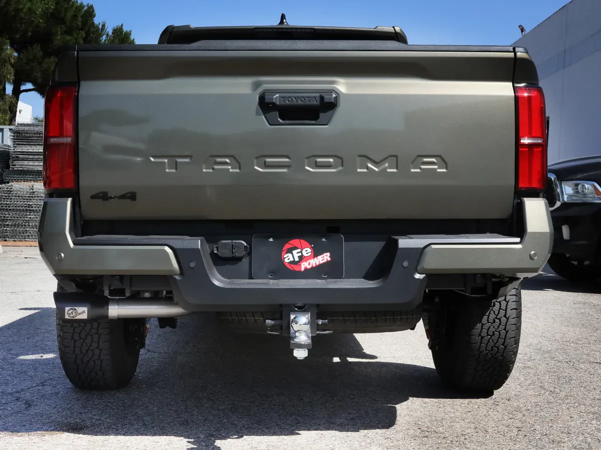aFe POWER Apollo GT Series 2-1/2 IN to 3 IN 409 Stainless Steel Cat-Back Exhaust System w/ Black Tip - 2024 Toyota Tacoma - Image 3