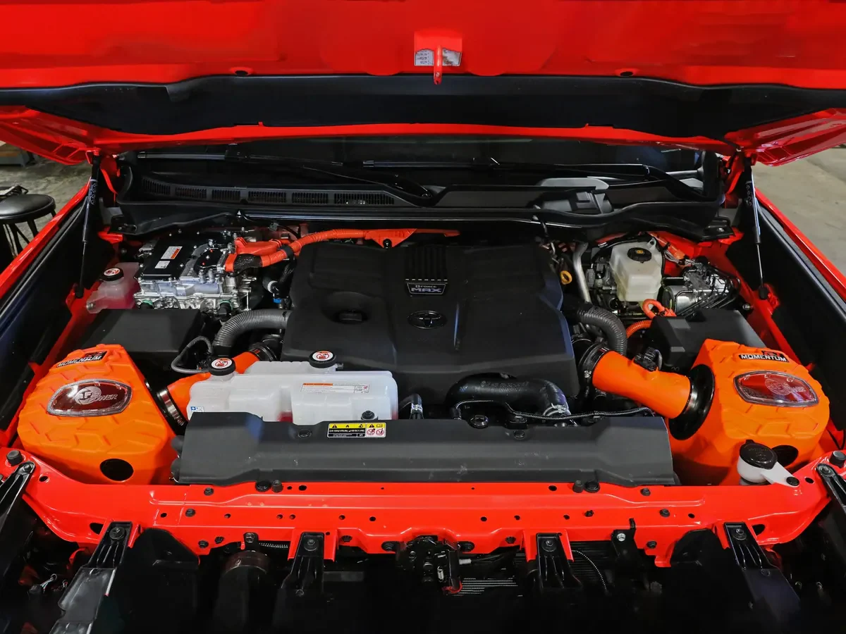 aFe Power Momentum GT Orange Edition Cold Air Intake System w/ Black Pro 5R Filters - 2022-2026 Toyota Tundra/Sequoia - Image 4