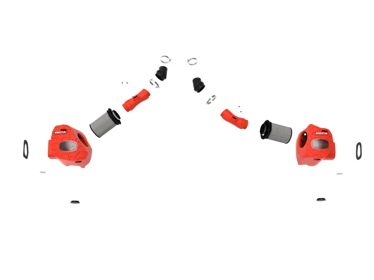 aFe POWER Momentum GT Red Edition Cold Air Intake System w/ Pro DRY S Filters - 2022-2026 Toyota Tundra/Sequoia - Image 3