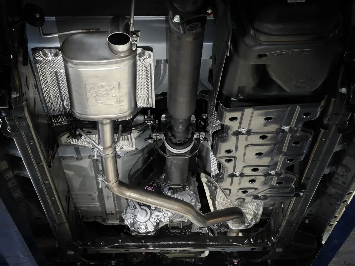 aFe POWER ROCK BASHER 2-1/2 IN 409 Stainless Steel Cat-Back Exhaust System - 2024 Toyota Tacoma - Image 3