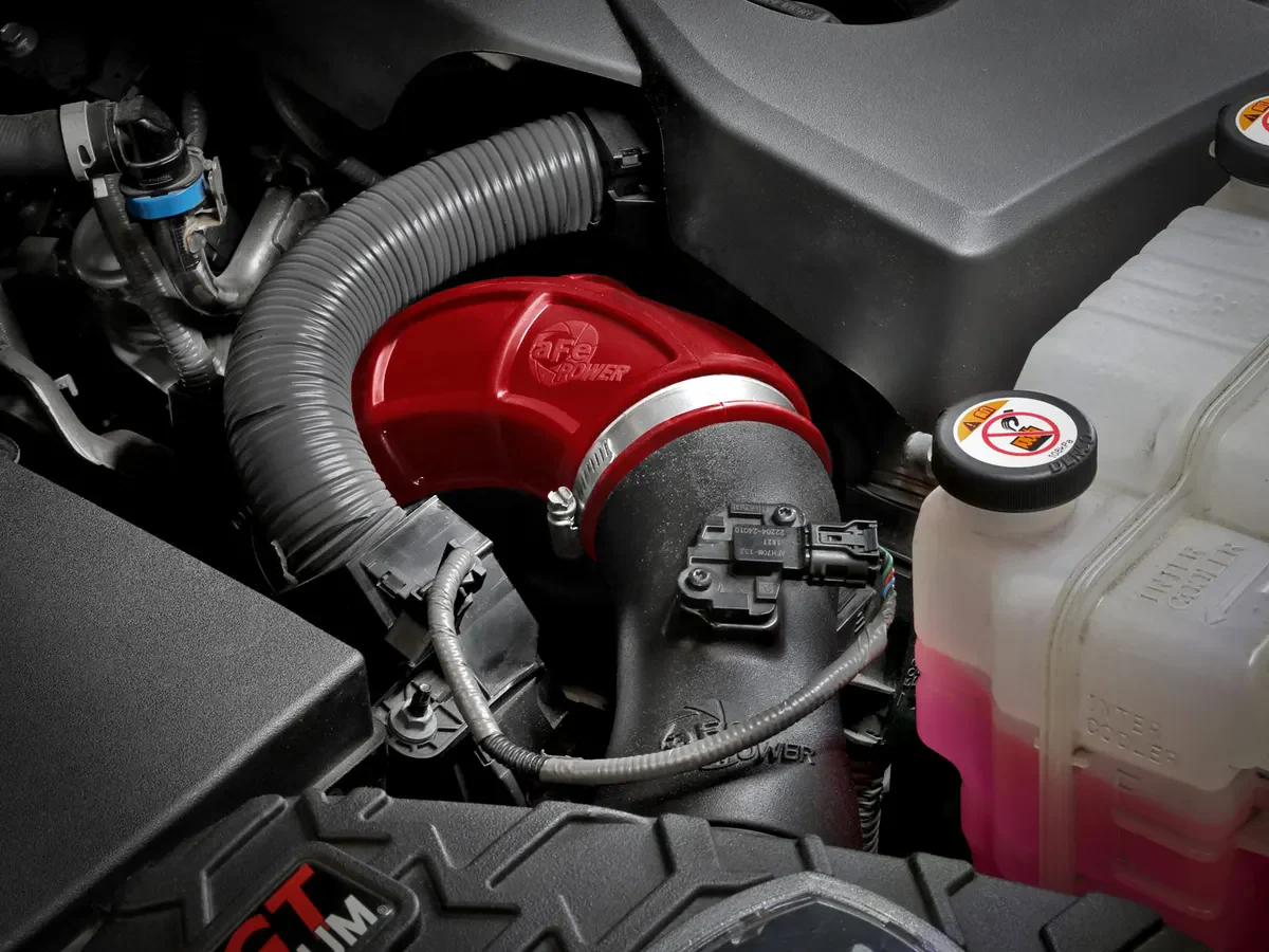 aFe POWER Turbo Inlet Pipe Red - 2022-2026 Toyota Tundra/Sequoia/Land Cruiser J300/Lexus LX600 - Image 4
