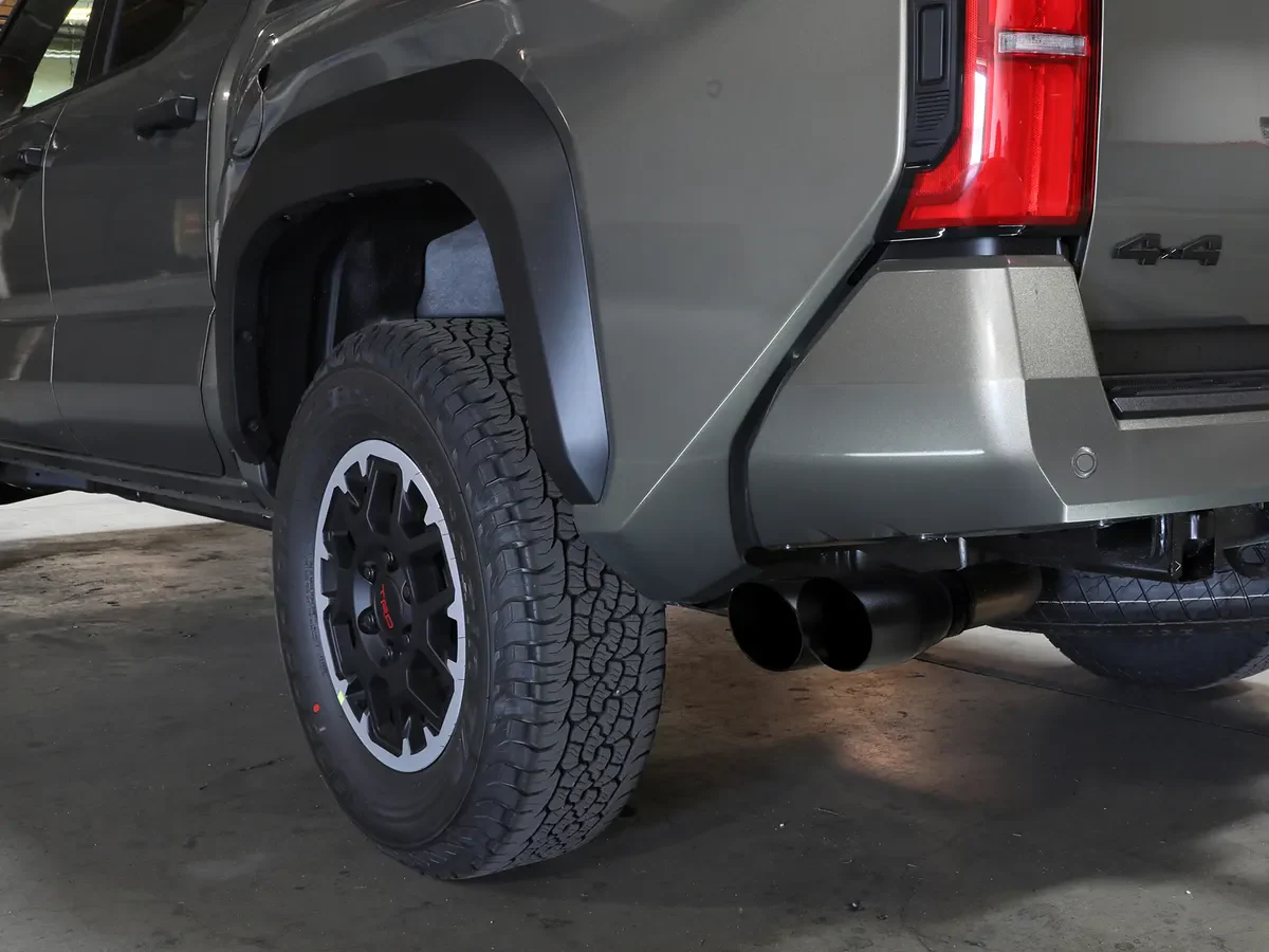 aFe POWER Vulcan Series 2-1/2 IN to 3 IN 304 Stainless Steel Cat-Back Exhaust System w/ Black Tip - 2024 Toyota Tacoma - Image 4