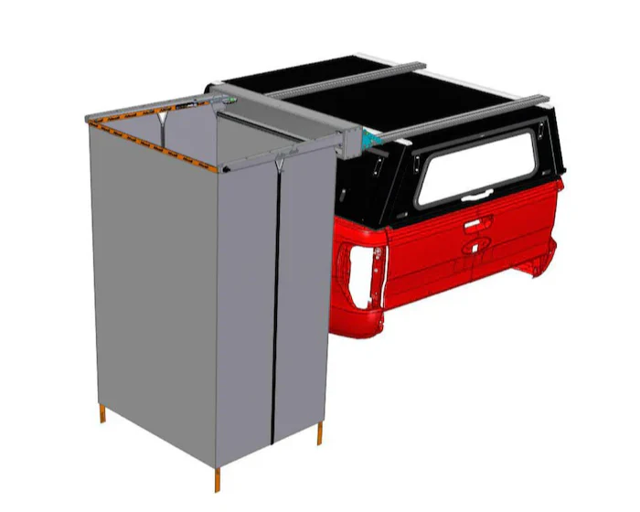 Alu-Cab Brackets For Shower Cube To Load Bars - Image 2