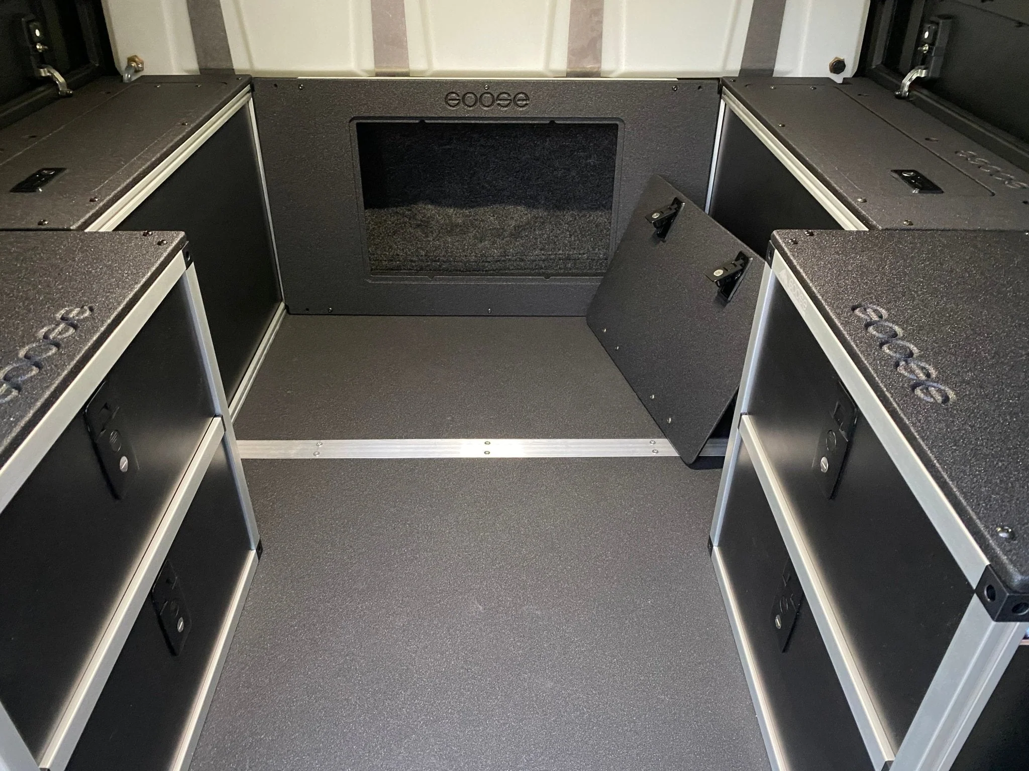 Alu-Cab Canopy Camper - Toyota Tacoma 2005-2023 - Lower Bulkhead Panel - Image 3