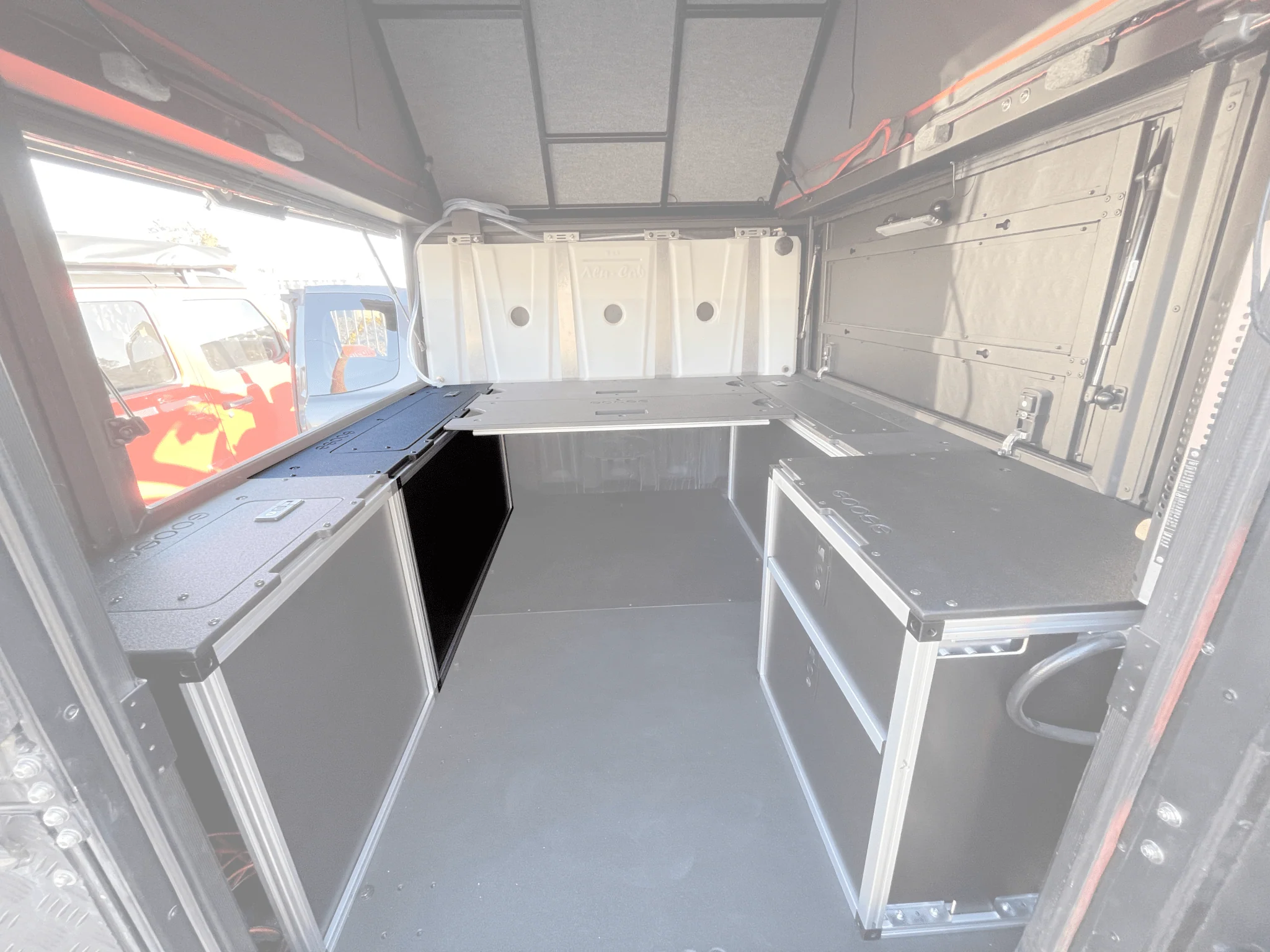 Alu-Cab Canopy Camper V2 - Chevy Colorado/GMC Canyon 2015-2022 - Front Utility Module - 6' Bed - Image 3