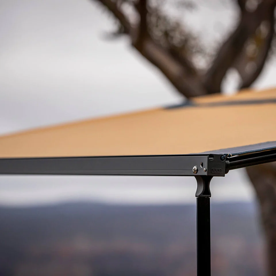 ARB Hard Case Awning with LED Light 2.5M Black - Image 3