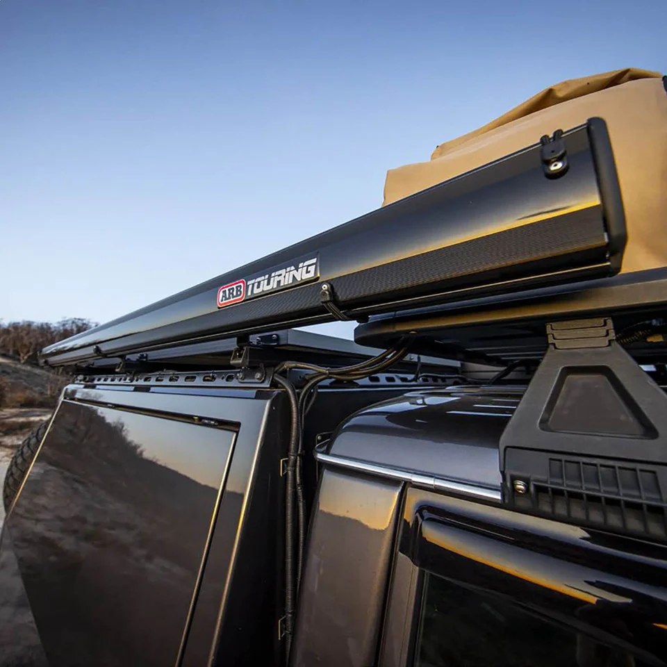 ARB Hard Case Awning with LED Light 2.5M Black - Image 4