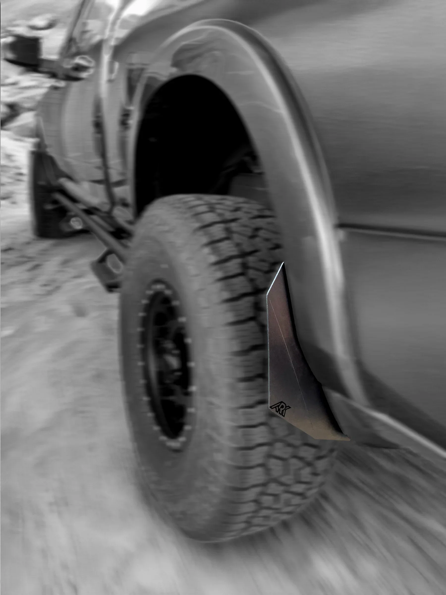 Ark 2009-2024 Dodge Ram 2500 3500 TriXpoly Micro Splash Guards - Image 3