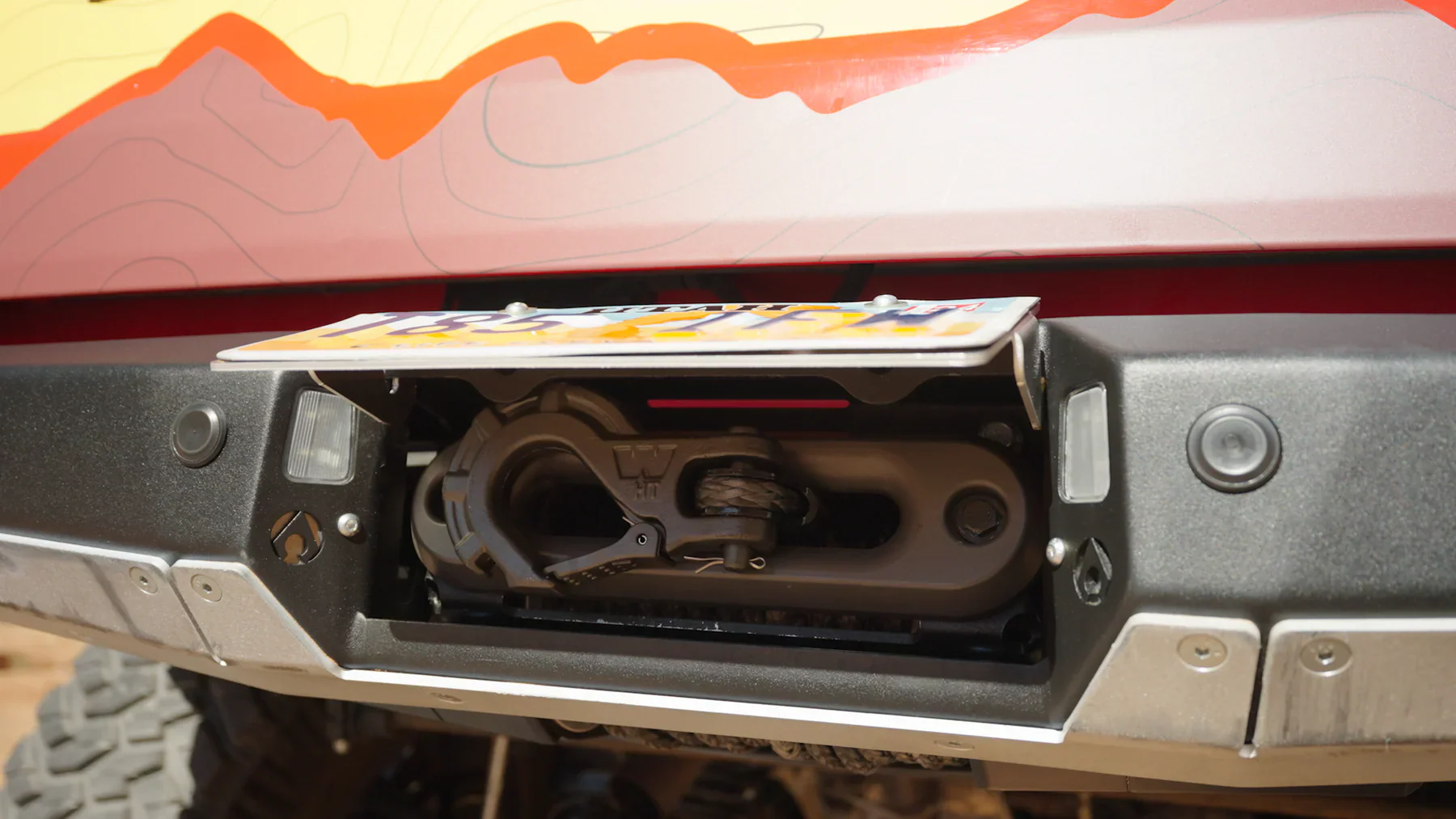 Artec Industries High Clearance Rear Bumper Winch Fairlead Mounting Bracket - Image 5