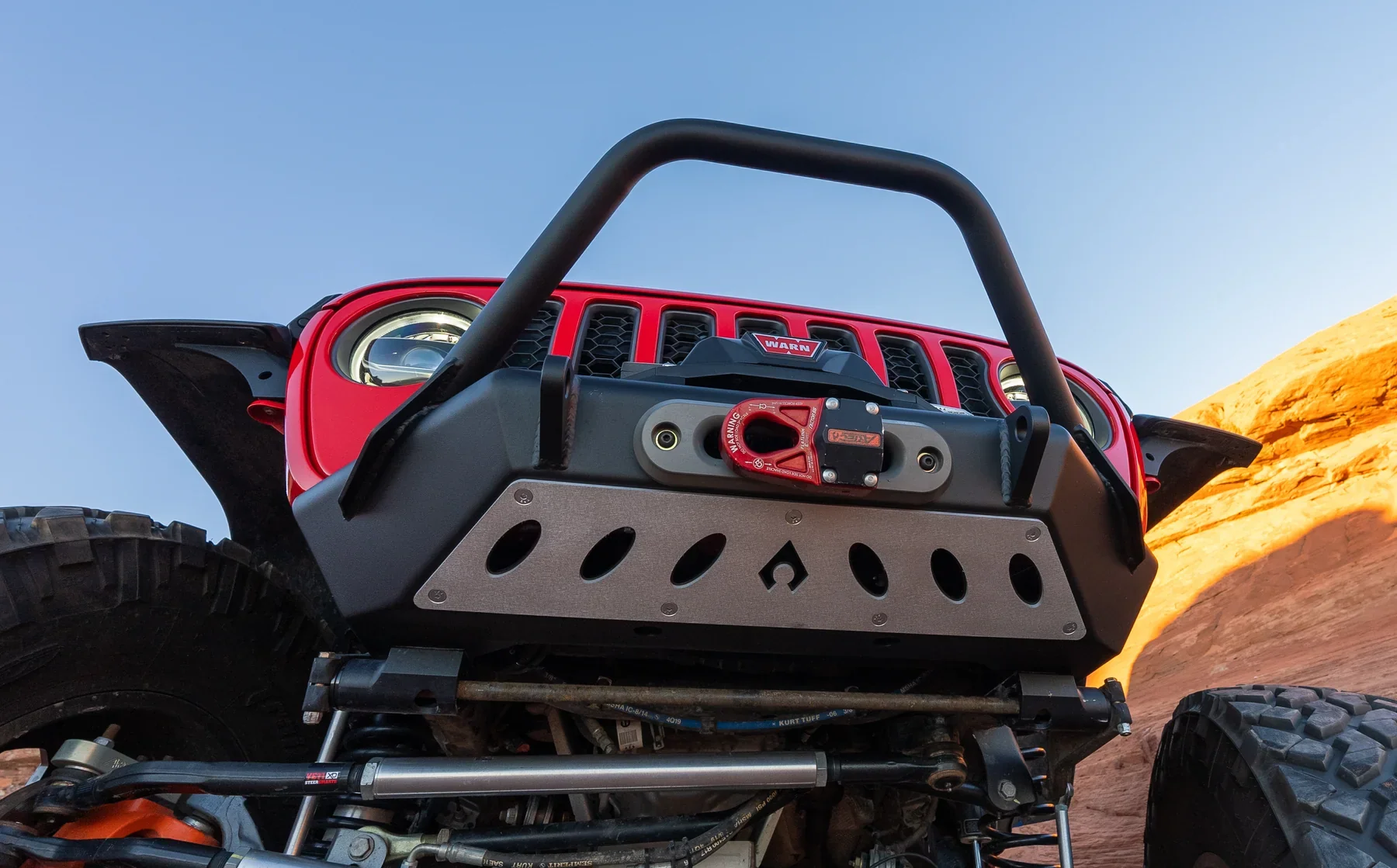 Artec Industries JK/JL/JT High Clearance Front Bumper With Hoop - Image 4