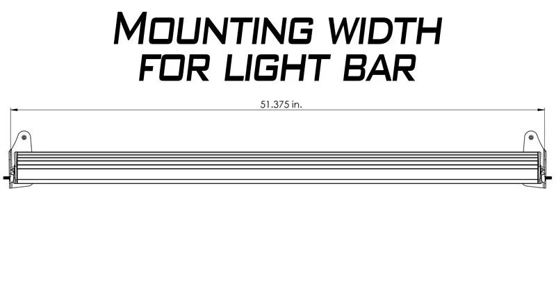 Artec Industries JL 50" LED Light Bar Mounts - Image 5