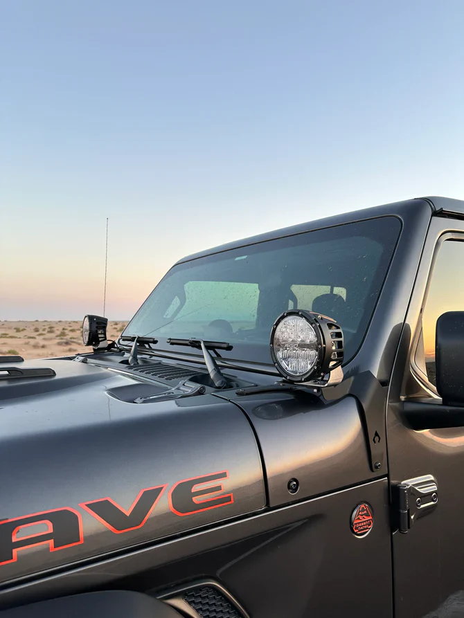 Artec Industries JL-JT 392 Mojave A-Pillar Single Surface Light Mount - Image 3