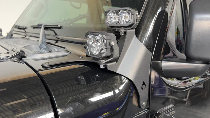Artec Industries JL-JT A-Pillar Dual Surface Light Mount - Image 3