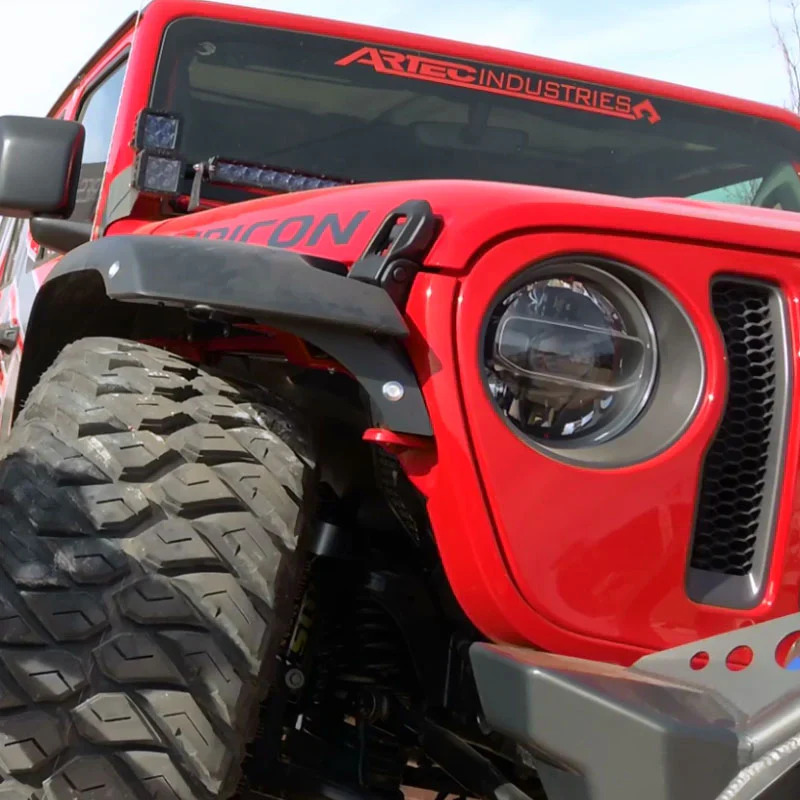 Artec Industries JL & JT Rubicon Front Fender Chop Kit Brackets - Image 3