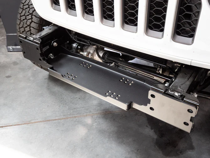 Artec Industries JL-JT Steel Bumper Winch Plate - Image 2