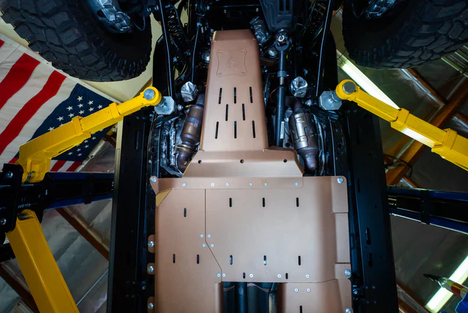 Artec Industries JLU 392 Bellypan Skid With Magnaflow Exhaust Skid - Image 4