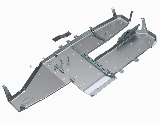 Artec Industries JLU 4XE Bellypan Skid With Power Pack & Exhaust Skids - Image 3