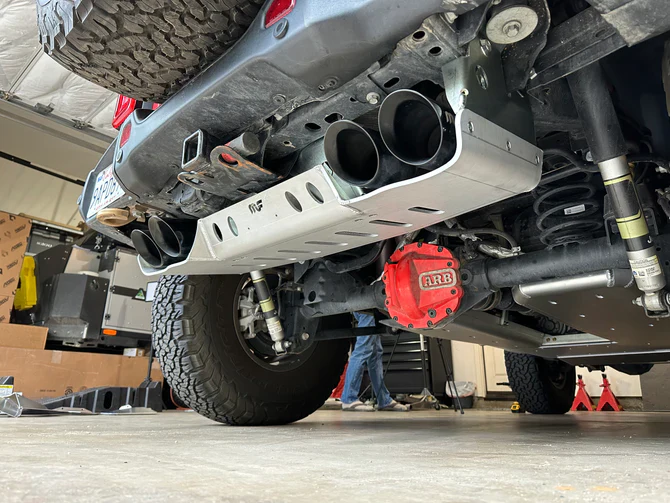 Artec Industries JLU Magnaflow Muffler & Tip Skid - 4 Door 392 Hemi - Image 4