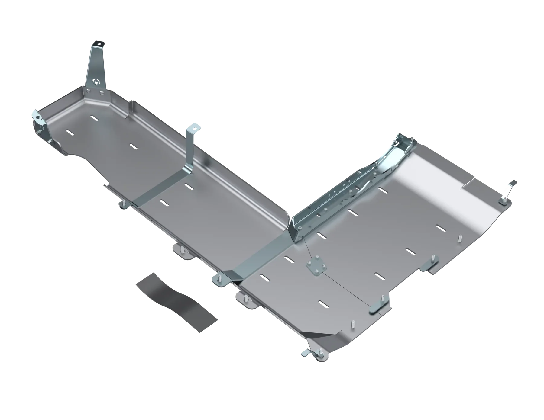 Artec Industries JLU T-Case/Fuel Skid Kit Only - 4 Door 3.6L Pre-2018 - Image 2
