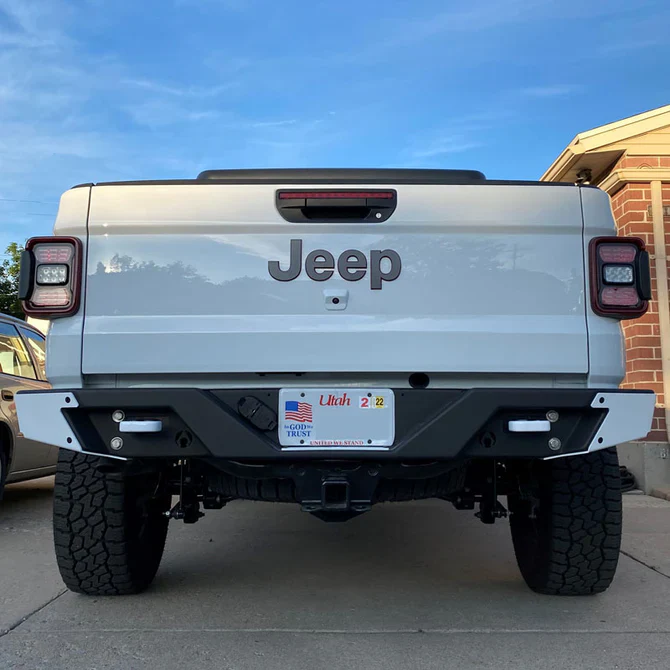 Artec Industries JT Rear Bumper Aluminum Corner Skids - Image 3