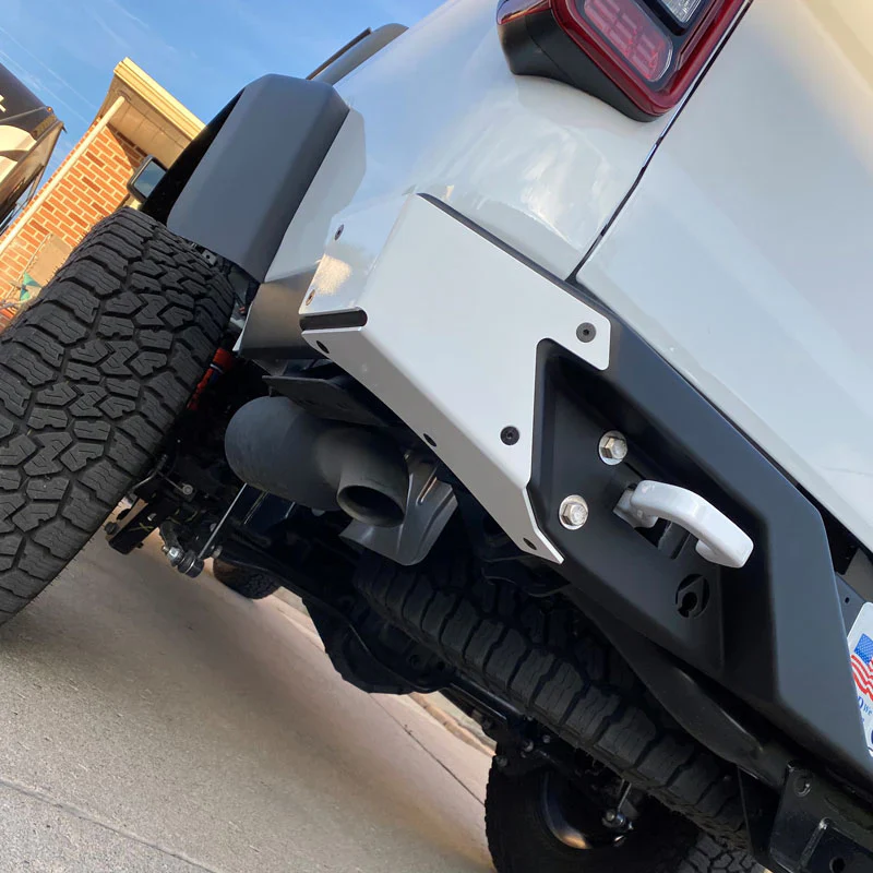 Artec Industries JT Rear Bumper Aluminum Corner Skids - Image 4