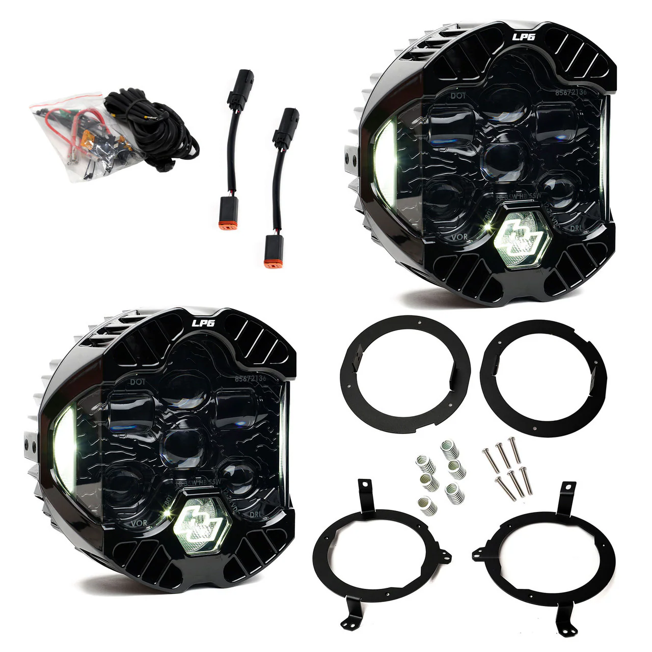 Baja Designs DOT LP6 LED Headlight Kit For Jeep Wrangler JL/Gladiator JT - Image 3