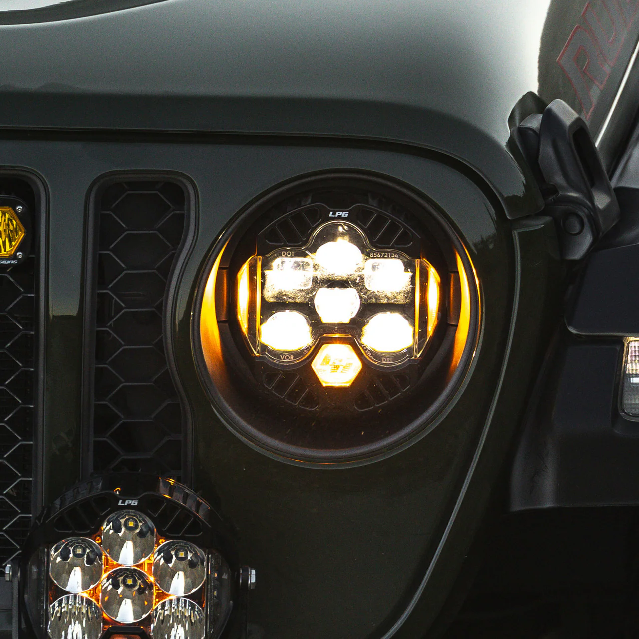 Baja Designs DOT LP6 LED Headlight Kit For Jeep Wrangler JL/Gladiator JT - Image 4