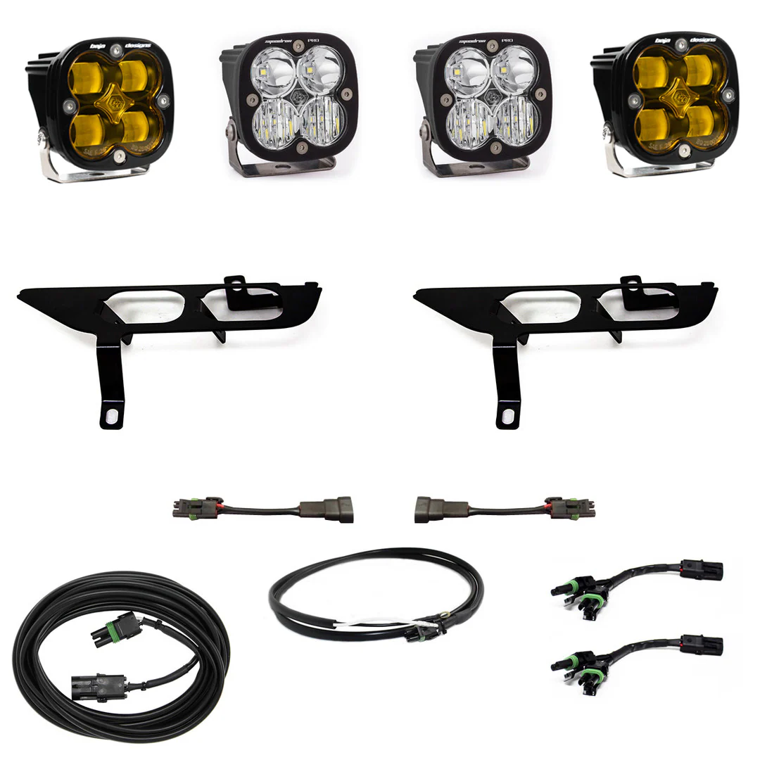 Baja Designs Ford Squadron SAE/Sport Fog Pocket Light Kit - Ford 2021-23 F-150 Daytime Running Lights (DRL) - Image 4