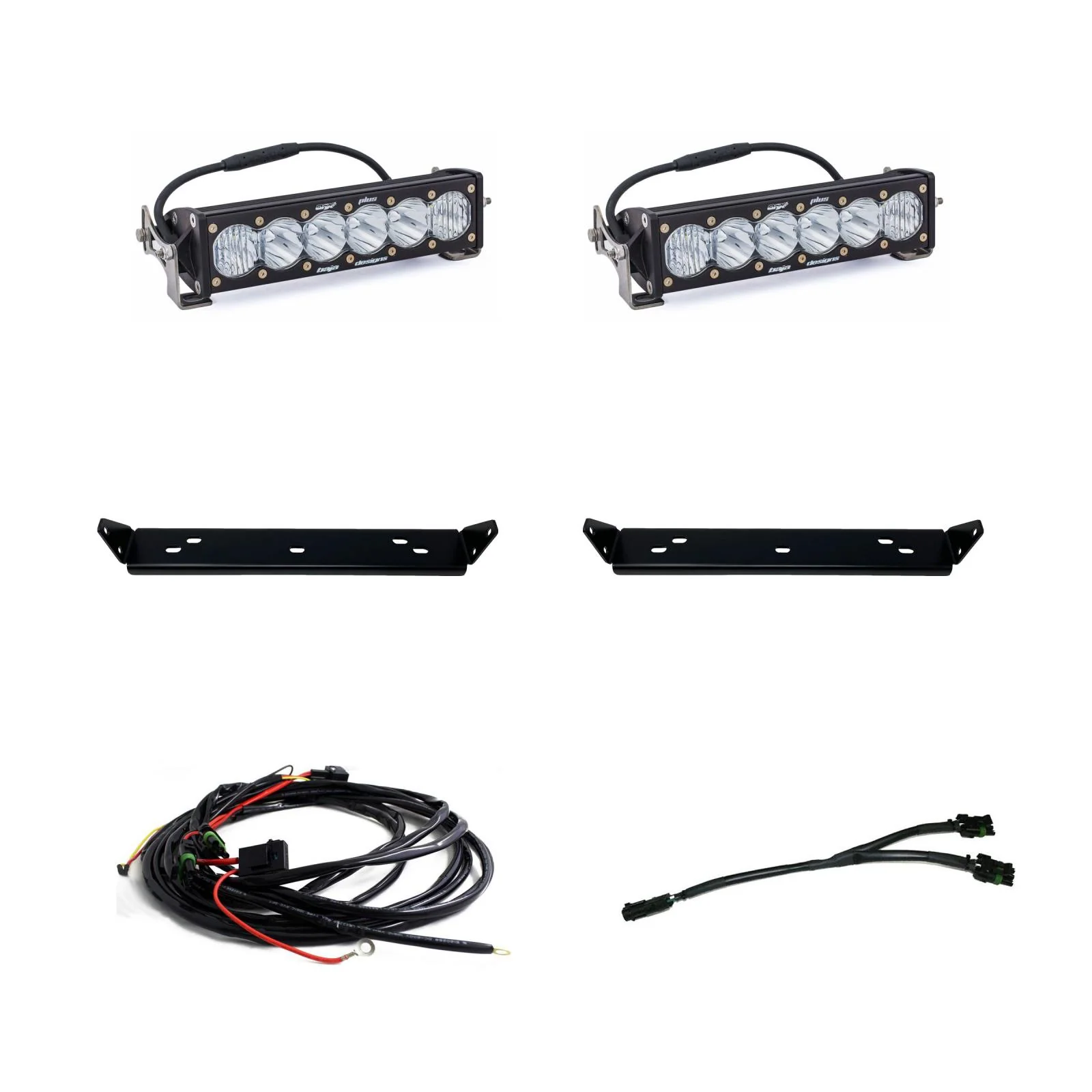 Baja Designs OnX6+ 10" Dual Behind Grille Light Bar Kit - 2021-2025 Ford Raptor/2024-2025 Raptor 37/R - Image 2