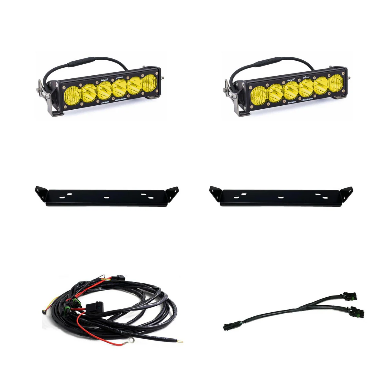 Baja Designs OnX6+ 10" Dual Behind Grille Light Bar Kit - 2021-2025 Ford Raptor/2024-2025 Raptor 37/R - Image 3