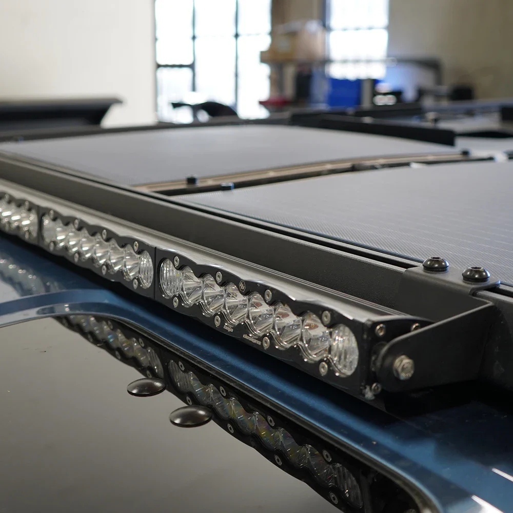 Baja Designs Roof Rack Light Bar Kit for INEOS Grenadier by Agile Offroad - Image 4