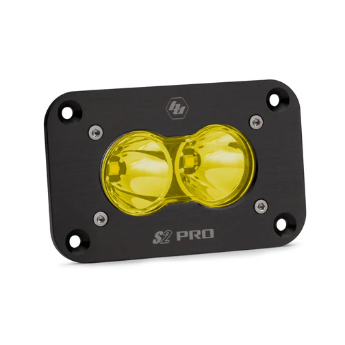 Baja Designs S2 Pro Black Flush Mount LED Auxiliary Light Pod - Universal - Image 2