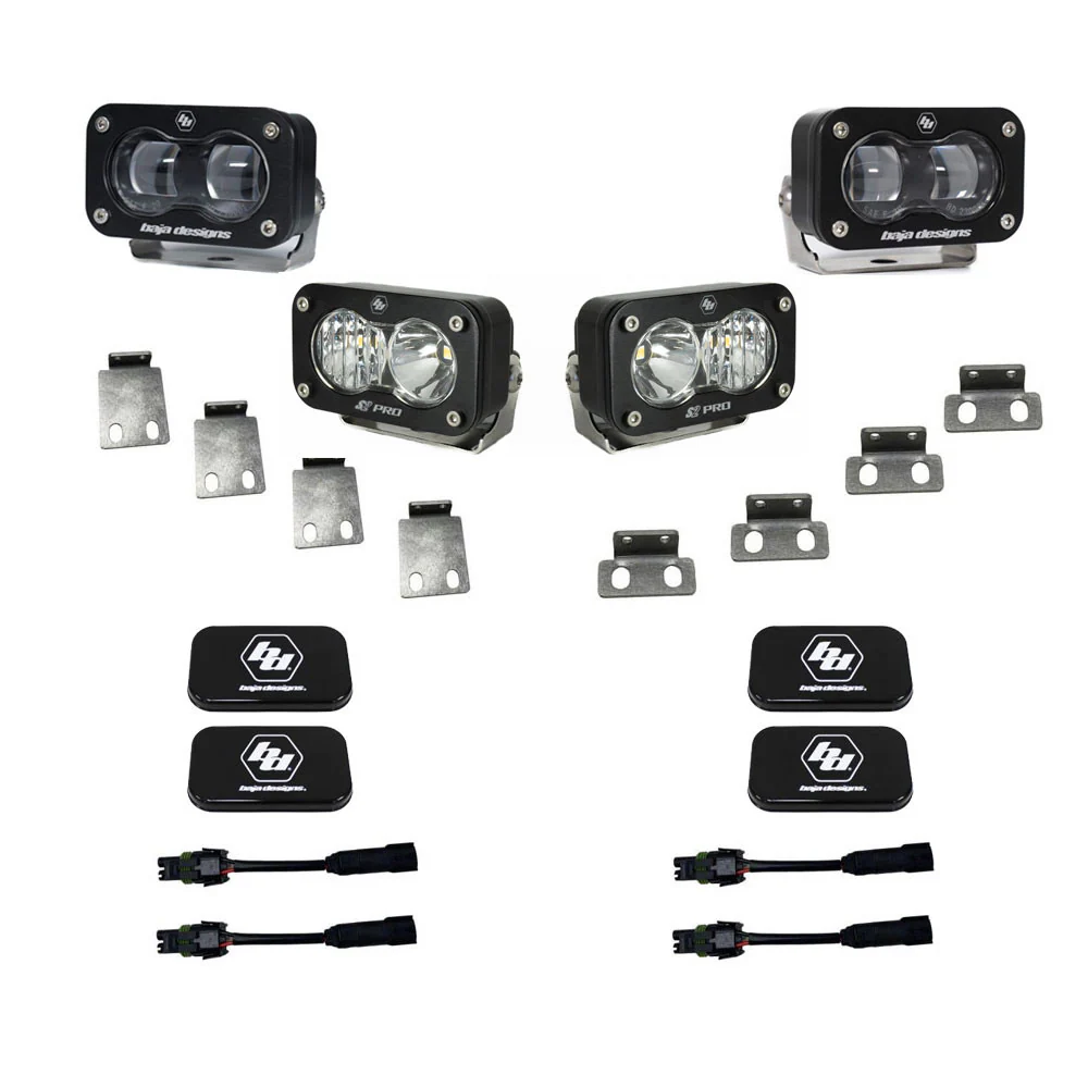 Baja Designs S2 SAE/S2 Pro Fog Pocket Kit - 2021-2025 Ford Raptor/2024-2025 Raptor 37/R/2023-2025 Bronco Raptor - Image 2