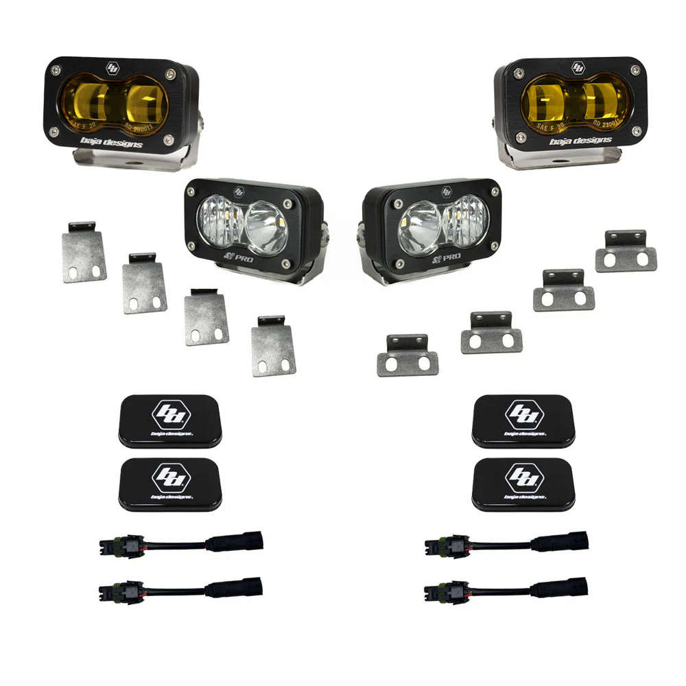 Baja Designs S2 SAE/S2 Pro Fog Pocket Kit - 2021-2025 Ford Raptor/2024-2025 Raptor 37/R/2023-2025 Bronco Raptor - Image 3
