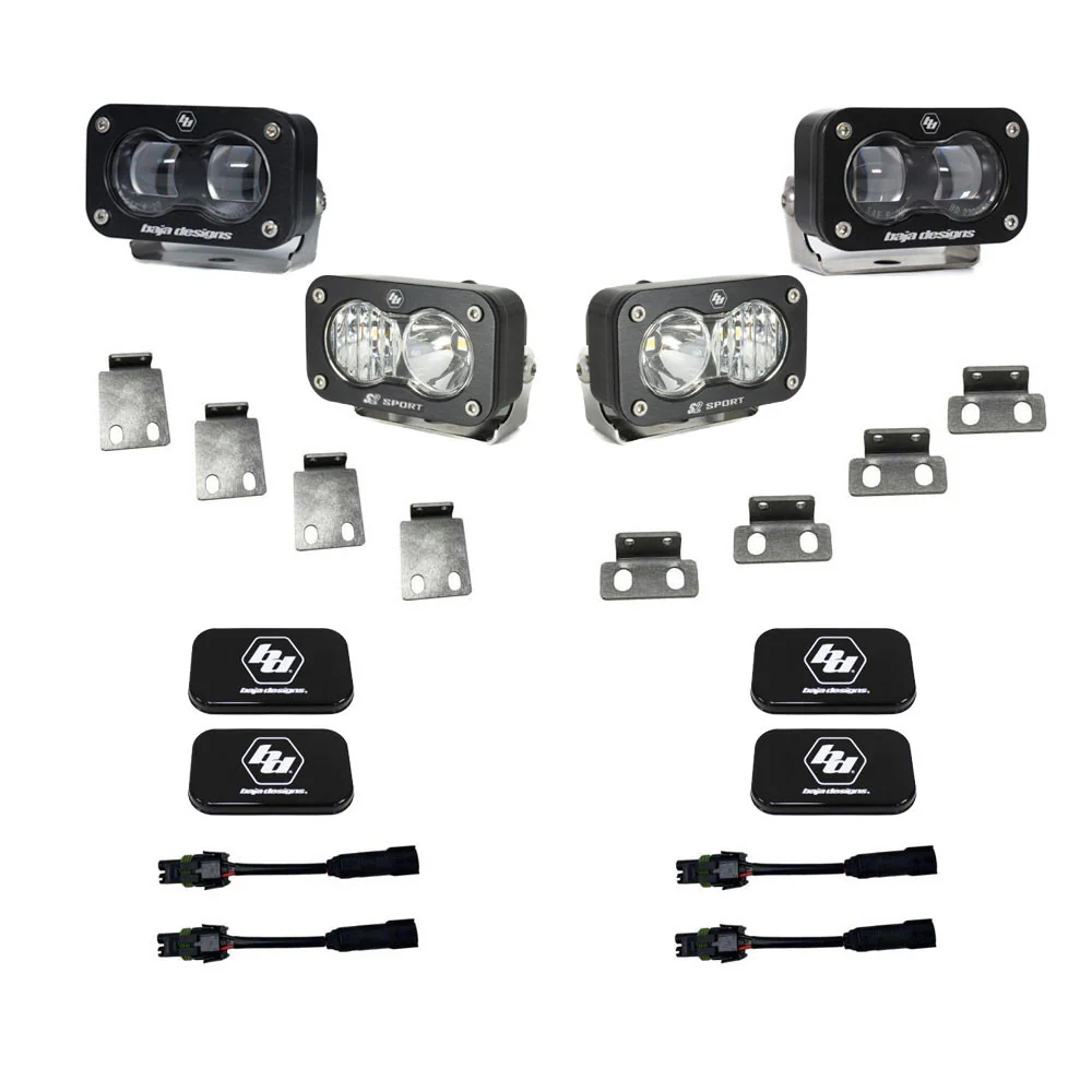Baja Designs S2 SAE/S2 Sport Fog Pocket Kit - 2021-2025 Ford Raptor/2024-2025 Raptor 37/R/2023-2025 Bronco Raptor - Image 2