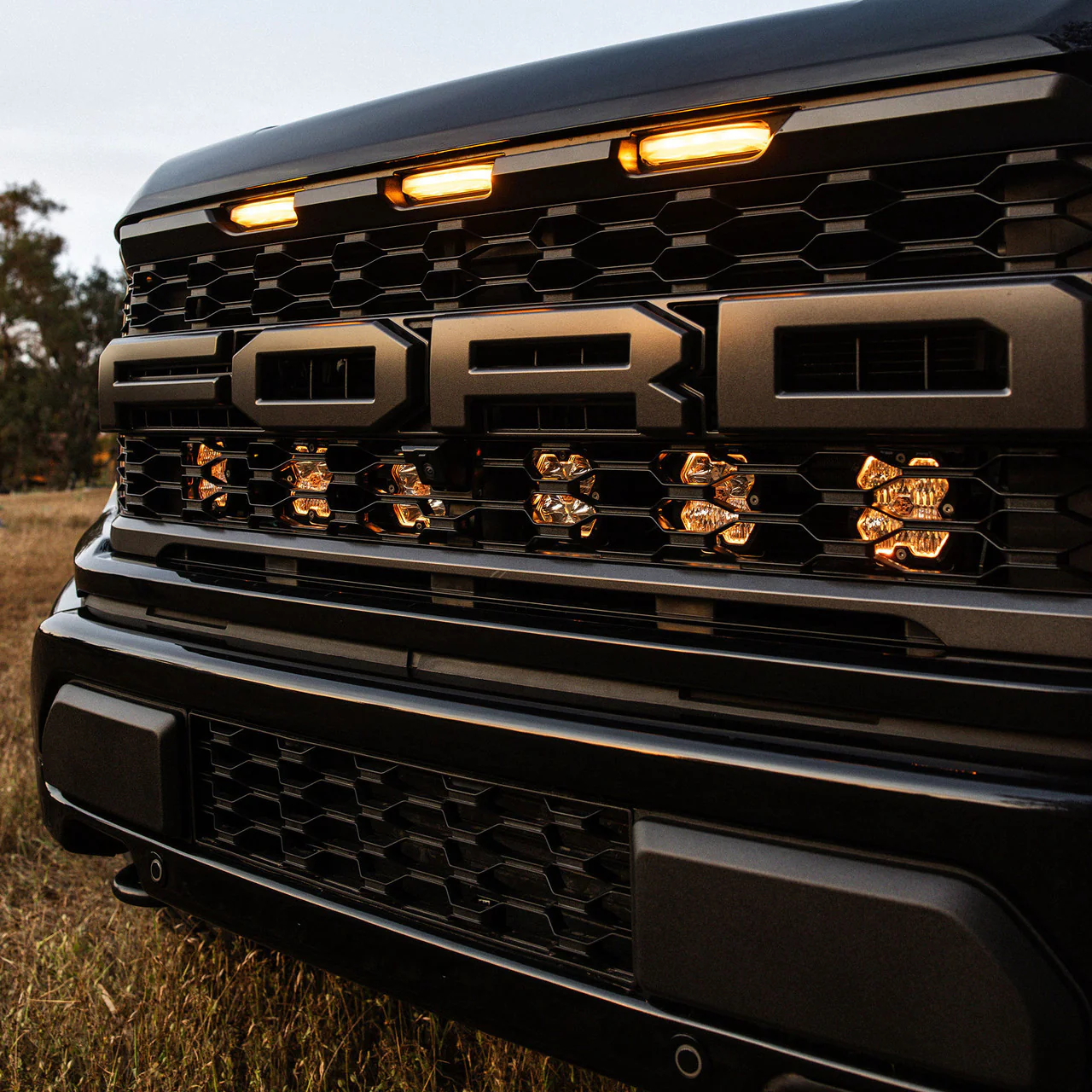 Baja Designs Squadron 2.0 Pro Behind-the-Grille Light Kit - Ford 2021-26 F-150 Raptor 2024-26 F-150 Raptor 37/R - Image 3