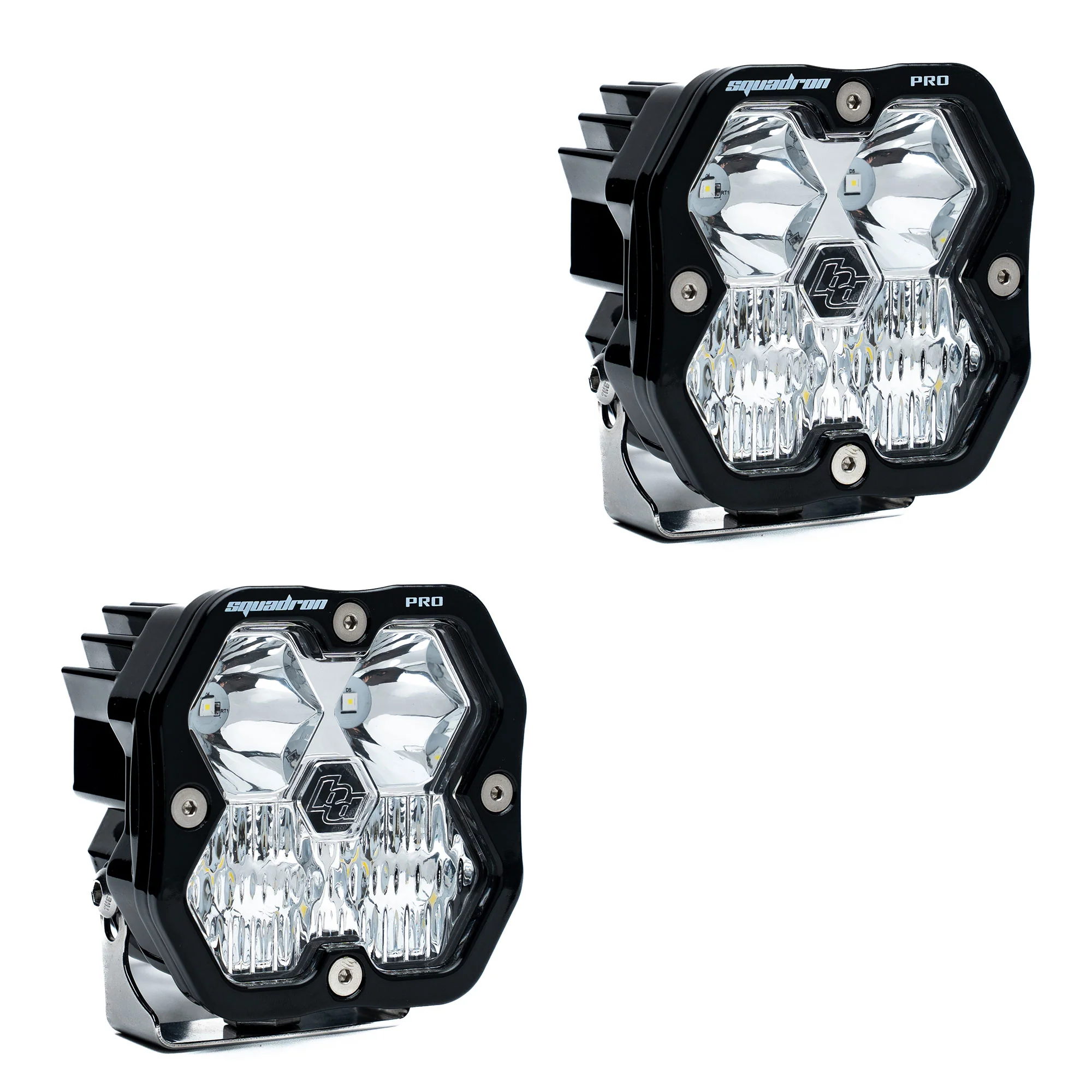 Baja Designs Squadron 2.0 Pro Black LED Auxiliary Light Pod Pair - Image 3