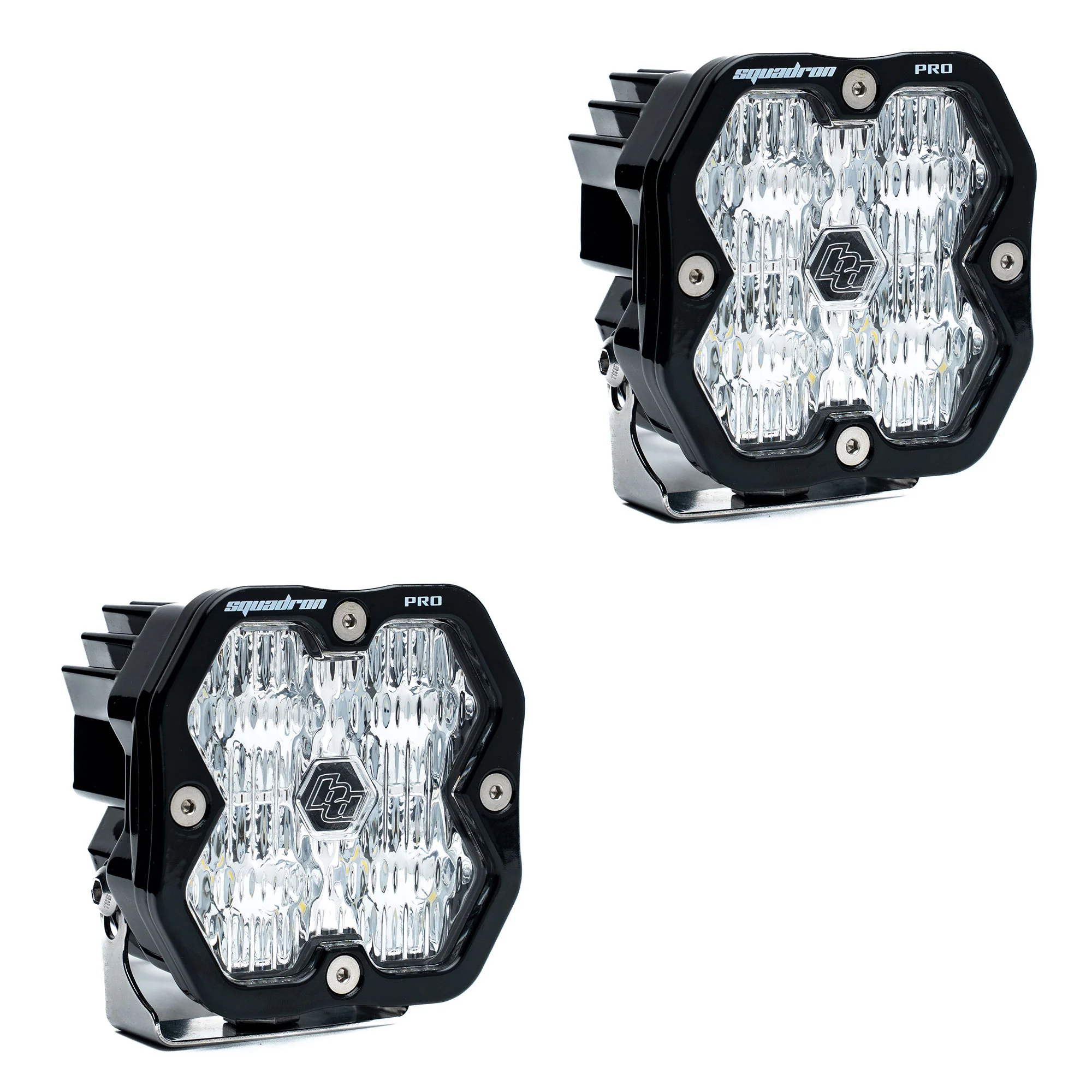 Baja Designs Squadron 2.0 Pro Black LED Auxiliary Light Pod Pair - Image 5
