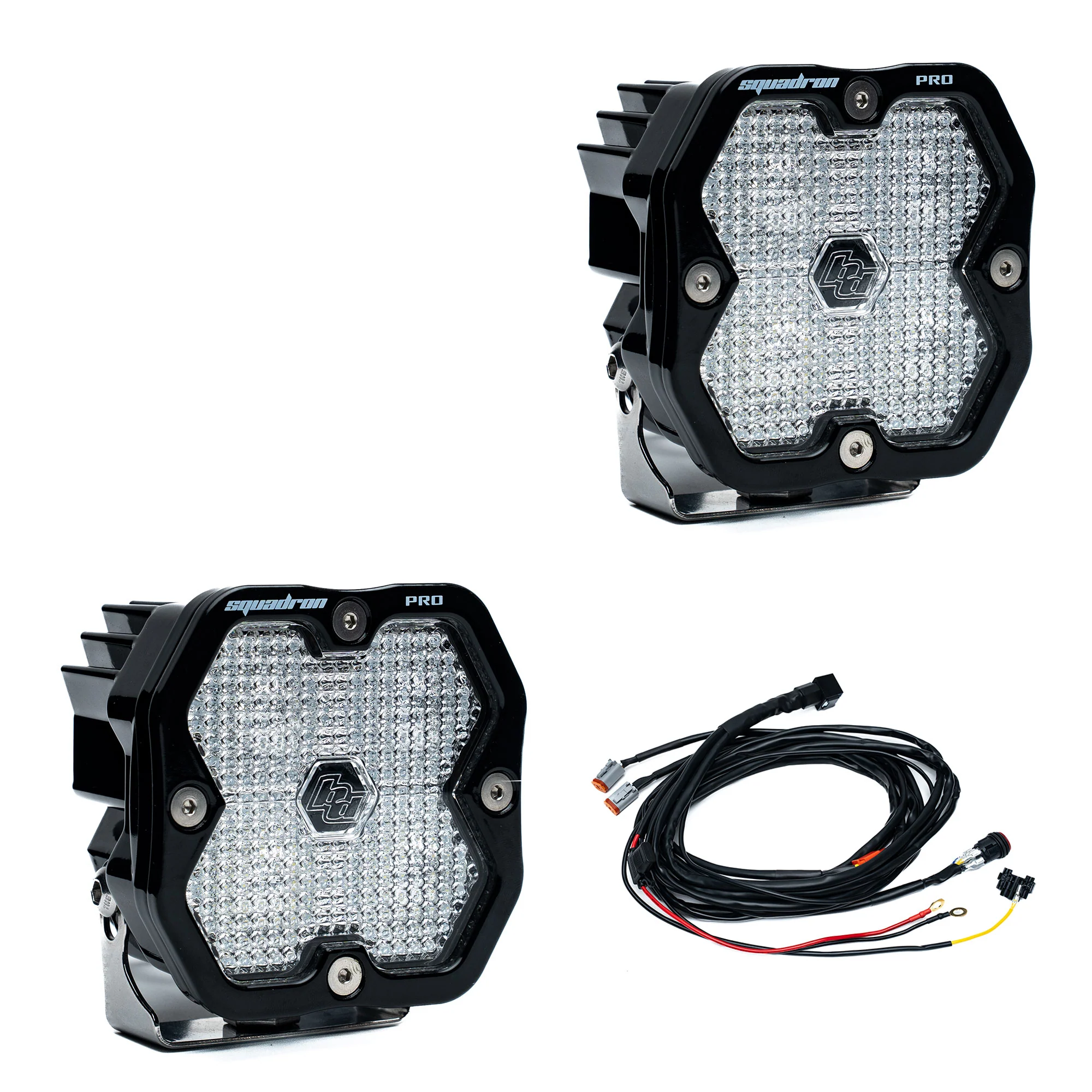 Baja Designs Squadron 2.0 Pro Black LED Auxiliary Light Pod Pair - Image 7