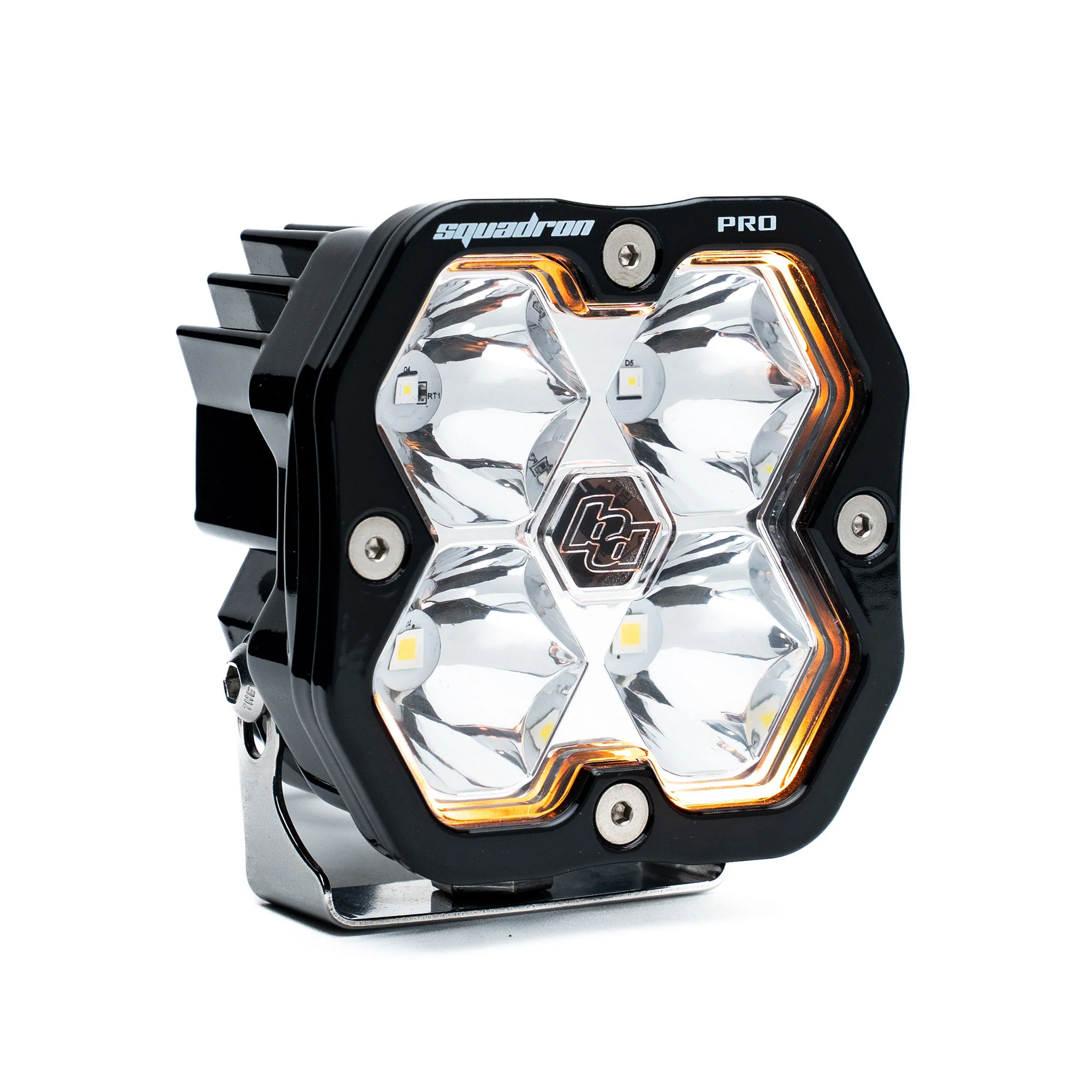 Baja Designs Squadron 2.0 Pro Black LED Auxiliary Light Pod Single